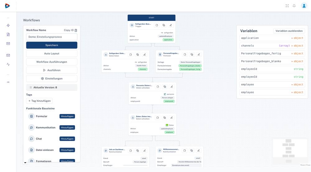HR-Autopilot: a workflow in the workflow builder